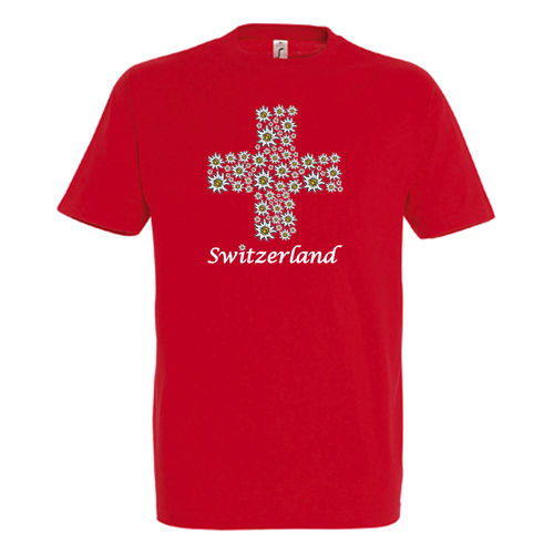 Switzerland Edelweiss auf Shirt Sol's Imperial Unisex